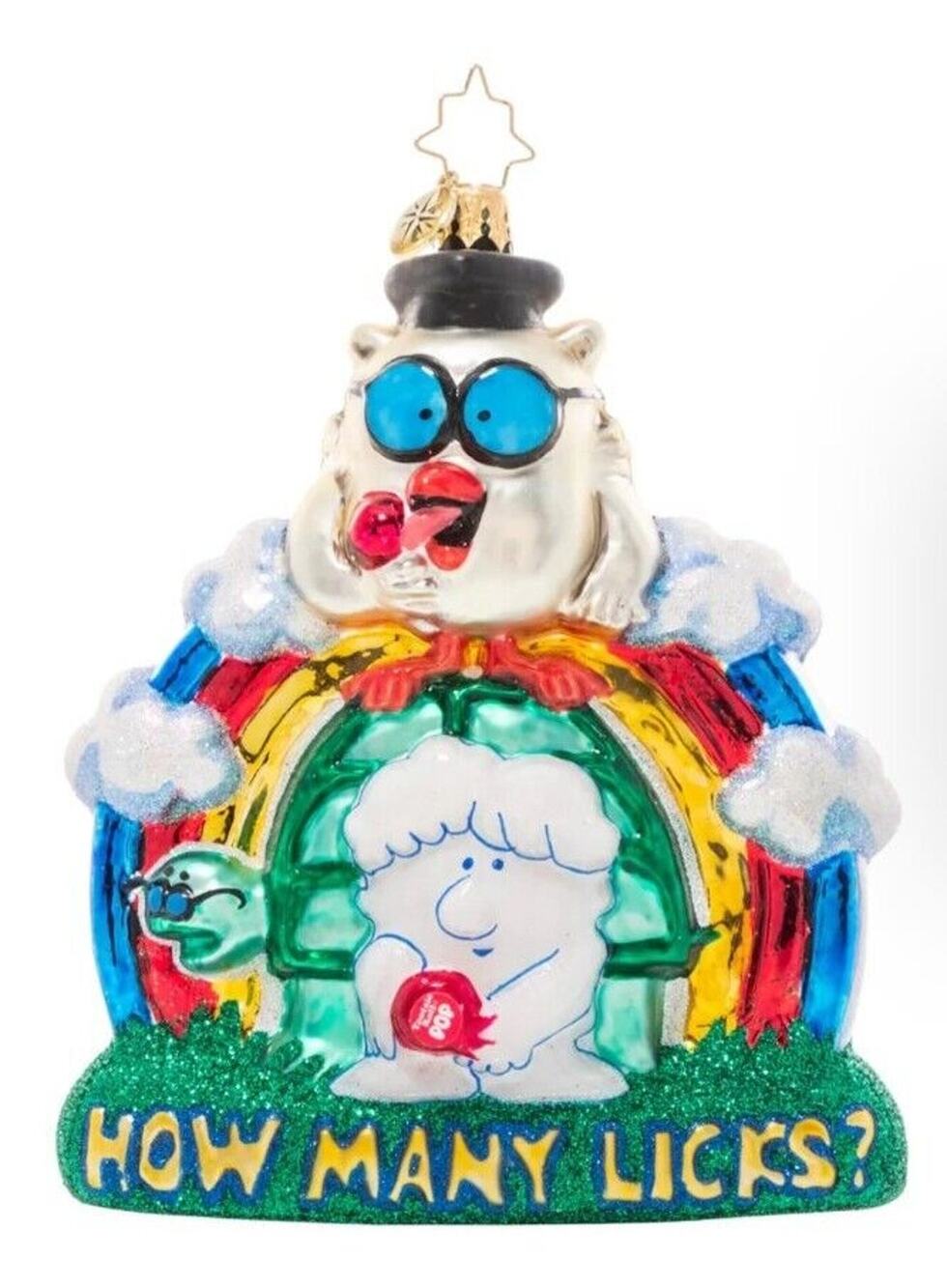 Christopher Radko The Tootsie Pop Test Glass Christmas Ornament BRAND NEW